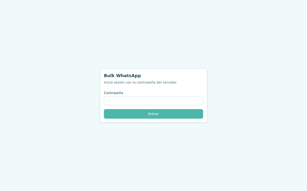 Bulk WhatsApp
